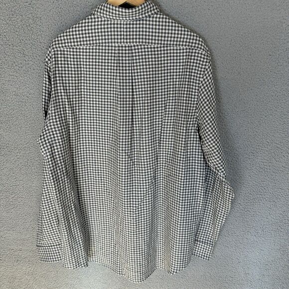 Ralph Lauren Shirt Mens XL Grey Check Long Sleeve Button Down Classic Fit Casual - Picture 3 of 7